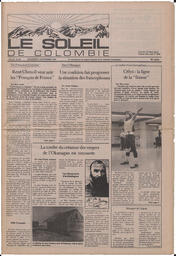 Le Soleil de Colombie, September 9, 1983, page 1