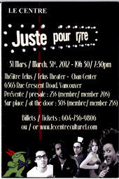   JUSTE POUR RIRE, 2012   , page 1