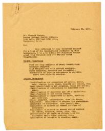 Letter to Dr. Stewart Murray from Vance: 21-Apr-49