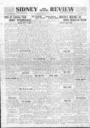 Sidney And Islands Review Thu, August 13, 1925 (Page 1)