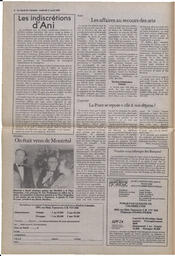 Le Soleil de Colombie, April 11, 1986, page 2