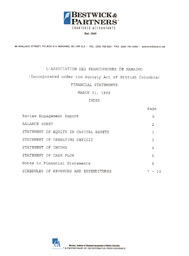   ÉTATS FINANCIERS - EN, 1998   , page 2