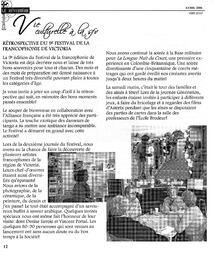   LE RÉVERBÈRE, 2006   , page 12