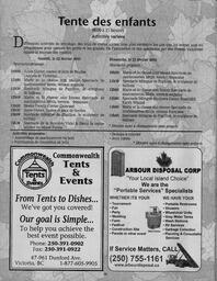   MAPLE SUGAR FESTIVAL DU SUCRE D'ÉRABLE, 2003   , page 20