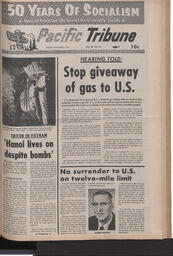   The Pacific Tribune - Saturday, November 4, 1967   , page 1