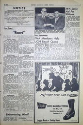   The Western Canadian Lumber Worker, Vol. XXVII, No. 20, 2nd Issue Oct. 1960   , page 3