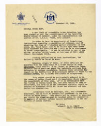 Copy of a General Order: 25-Nov-32