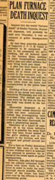 Vancouver Daily Province newspaper article: 31-Dec-38