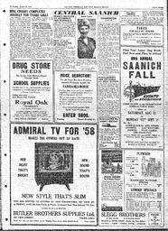 Saanich Peninsula And Gulf Islands Review Wed, August 21, 1957 (Page 3)