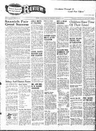 Saanich Peninsula And Gulf Islands Review Wed, September 6, 1944 (Page 1)
