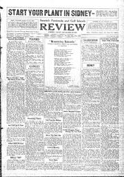 Saanich Peninsula And Gulf Islands Review Thu, May 30, 1929 (Page 1)