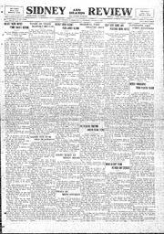 Sidney And Islands Review Thu, August 14, 1924 (Page 1)