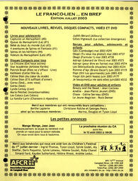   LE FRANCO-LIEN, 2003   , page 1