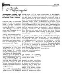   LE RÉVERBÈRE, 2008   , page 8