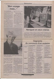 Le Soleil de Colombie, May 3, 1991, page 4