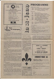 Le Soleil de Colombie, June 14, 1974, page 2