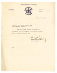 Memo to Vance from D. McKay, Acting Chief Constable: 11-Sep-42