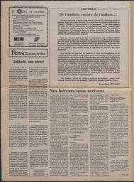Le Soleil de Colombie, October 13, 1978, page 2