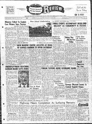 Saanich Peninsula And Gulf Islands Review Wed, June 29, 1960 (Page 1)