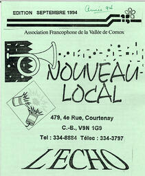   L'ÉCHO, 1994   , page 1