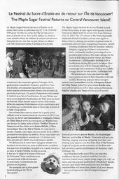   MAPLE SUGAR FESTIVAL DU SUCRE D'ÉRABLE, 2012   , page 2