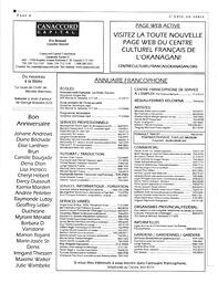   L'ANSE-AU-SABLE, 2001   , page 6