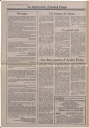 Le Soleil de Colombie, May 29, 1987, page 2