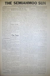 The Semiahmoo Sun, June 11, 1943 (Page 1)