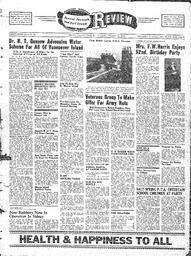Saanich Peninsula And Gulf Islands Review Wed, December 26, 1945 (Page 1)