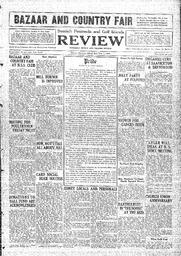 Saanich Peninsula And Gulf Islands Review Thu, November 1, 1928 (Page 1)
