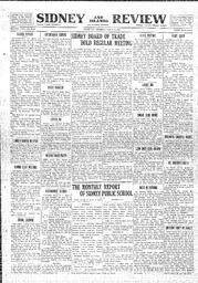 Sidney And Islands Review Thu, March 12, 1925 (Page 1)