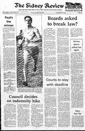 The Sidney Review Wed, March 10, 1982 (Page 1)