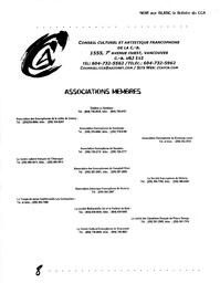   RÉPERTOIRE DES RESSOURCES CULTURELLES, 2000   , page 8