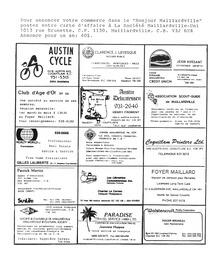   BONJOUR MAILLARDVILLE, 1989   , page 10