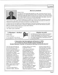   LE BASTION DE NANAIMO, 2004   , page 2