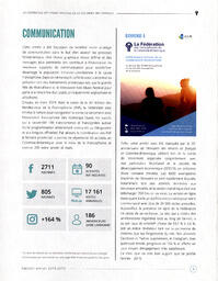   RAPPORT ANNUEL - FFCB, 2018-2019   , page 9