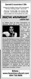   COUP DE COEUR FRANCOPHONE DE VANCOUVER, 2013   , page 6
