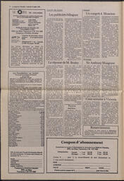 Le Soleil de Colombie, July 12, 1985, page 2