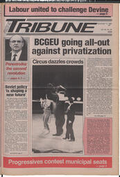   The Pacific Tribune - Wednesday, November 11, 1987   , page 1