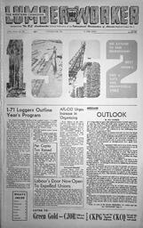   The Western Canadian Lumber Worker, Vol. XXVIII, No. 24, 2nd Issue Dec. 1961   , page 1
