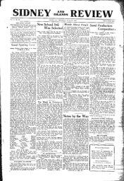 Sidney And Islands Review Thu, June 20, 1918 (Page 1)