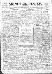 Sidney And Islands Review Thu, June 26, 1924 (Page 1)