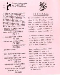   LETTRE CONTACT, 1987   , page 2