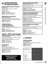   ANNUAIRE - FFCB, 2017   , page 19