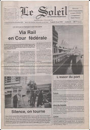 Le Soleil de Colombie-Britannique, May 14, 1993, page 1