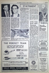   The Western Canadian Lumber Worker, Vol. XXXI, No. 6, 2nd Issue Mar. 1964   , page 8