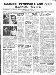 Saanich Peninsula And Gulf Islands Review Wed, June 10, 1942 (Page 1)