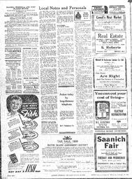 Saanich Peninsula And Gulf Islands Review Wed, September 13, 1939 (Page 2)