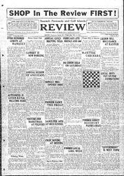 Saanich Peninsula And Gulf Islands Review Wed, February 1, 1933 (Page 1)