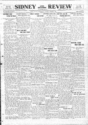 Sidney And Islands Review Thu, October 2, 1924 (Page 1)